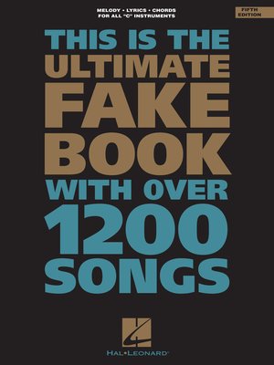 cover image of The Ultimate Fake Book for C Instruments